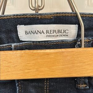 High Waist Skinny Jeans Banana Republic Size 31 Dark Blue